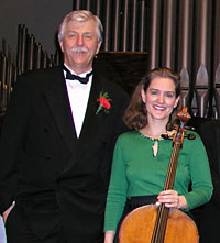 Butch Thompson and Laura Sewell, cello